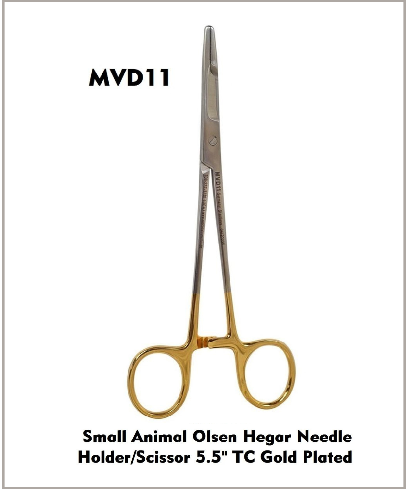 Small Animal Olsen Hegar TC Needle Holder 5.5