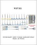 Canine/Feline Soft Tissue Surgery/Spay Pack: 32 Piece
