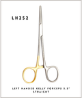 LEFT HANDED Kelly Forceps 5.5" Straight