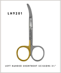LEFT HANDED SHORTBENT SCISSORS 3½"
