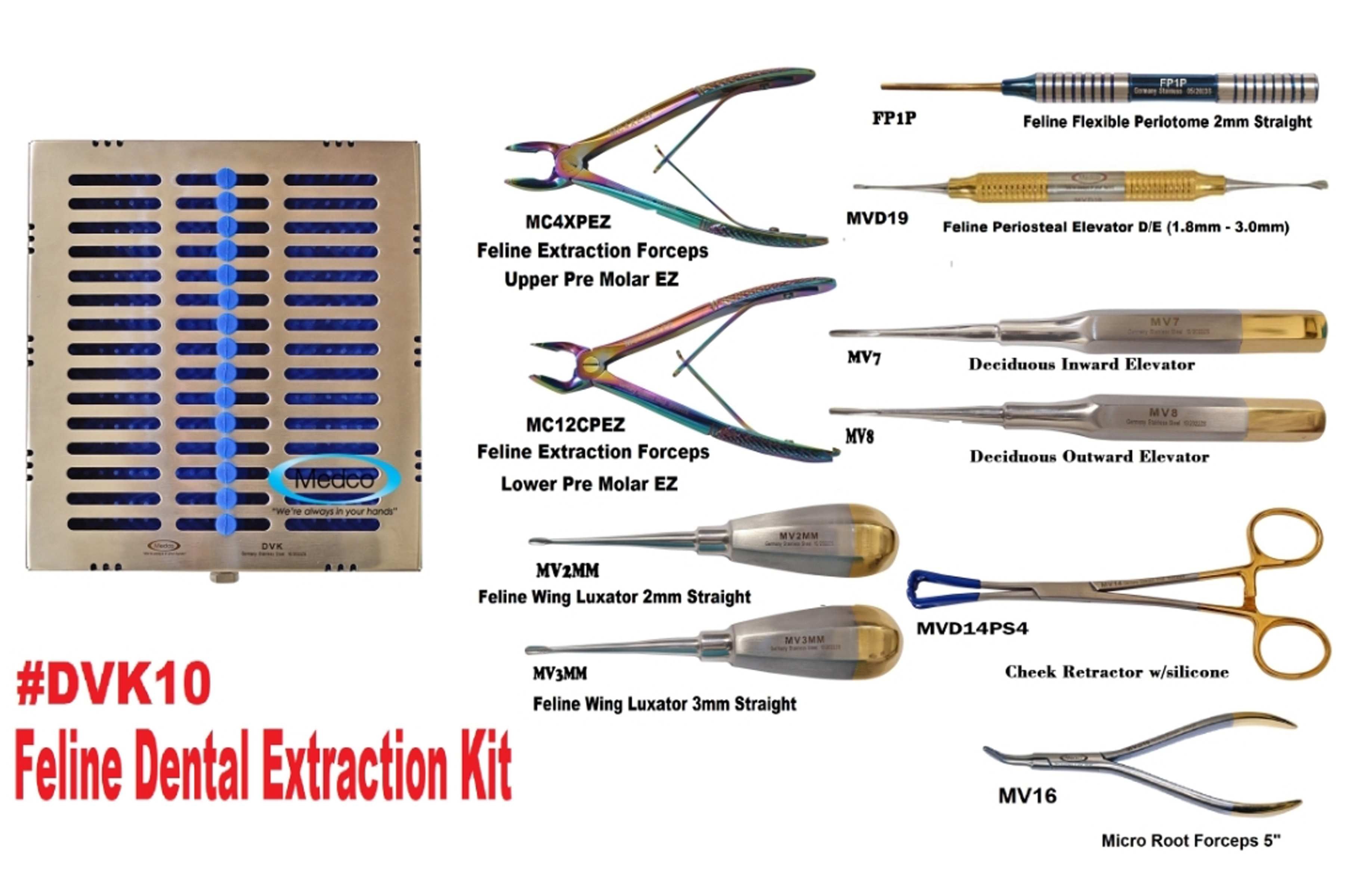 Feline Dental Extraction Kit
