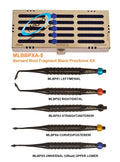 Root Fragment Black Proxitome Kit of 5, with Metal Case Left, Right, Straight, Curved, Offset